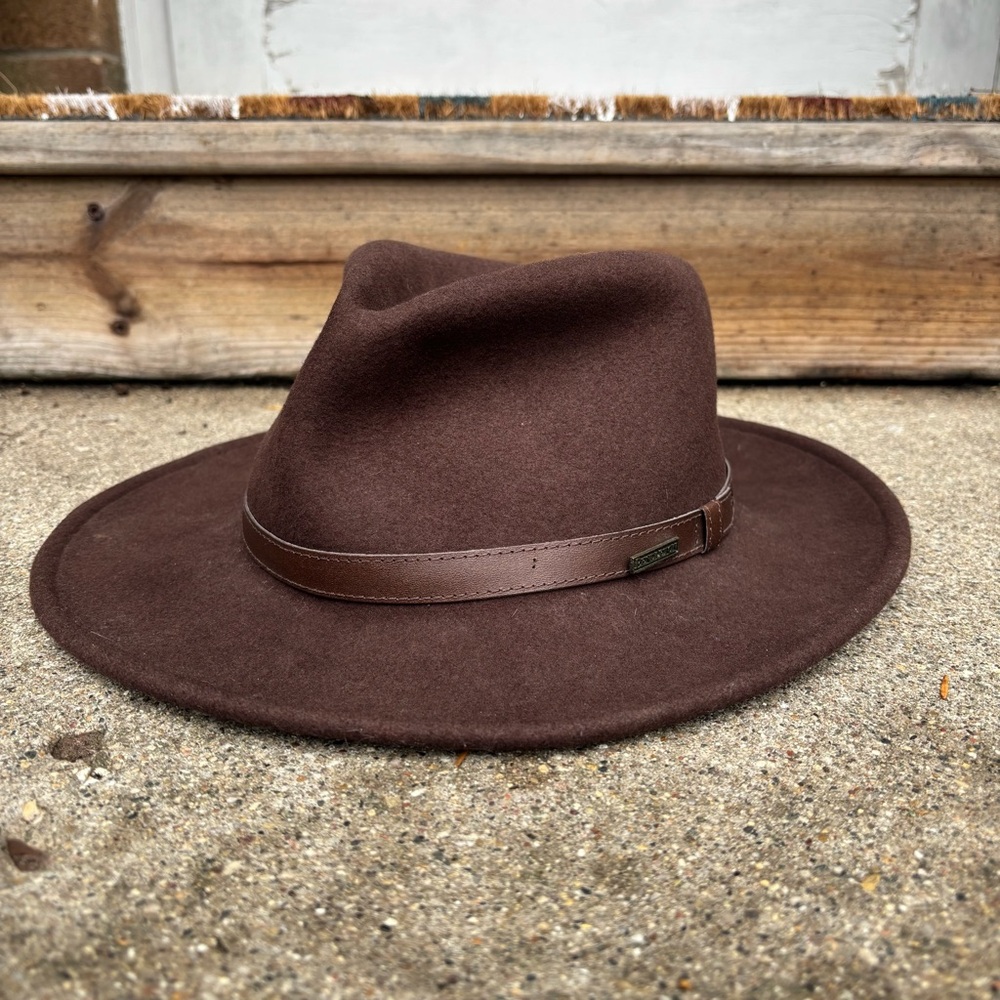 Pendleton Brown Wool Outback Hat Size Large